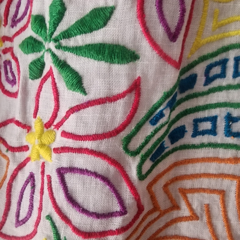 Colorful Patterned Maxi Skirt - Picture 4 of 5